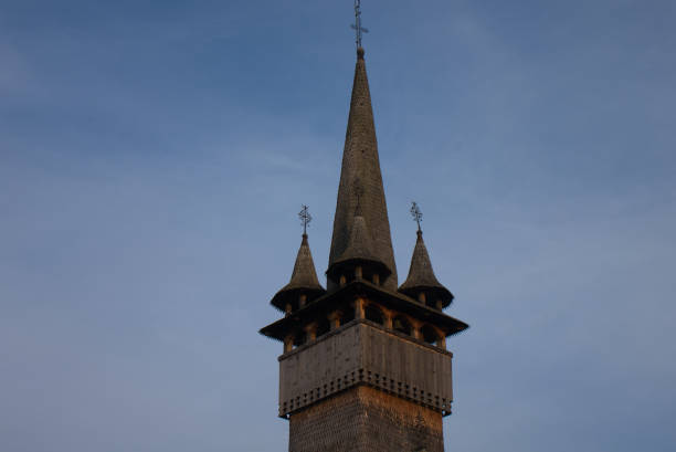 Wooden church monument UNESCO from Budesti (Maramures, Transylvania, Romania)