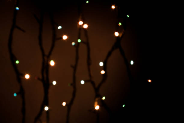 istock Abstract bokeh background. Defocused light from garland. 1189347733
