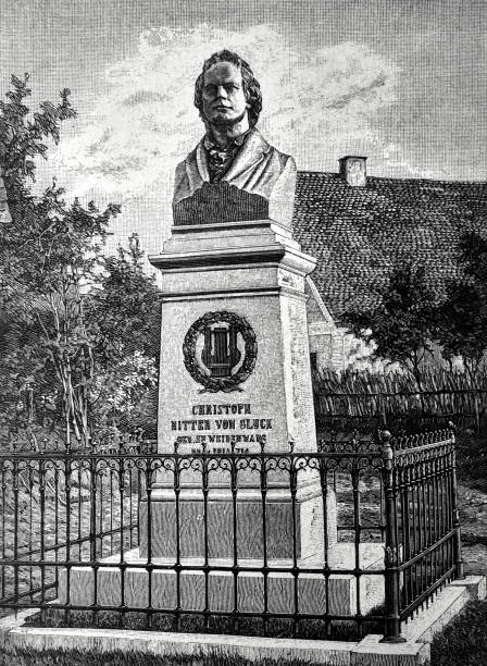 Christoph Willibald Ritter von Gluck statue Christoph Willibald Ritter von Gluck  was a  German composer of Italian and French opera in the early classical period ritter stock illustrations