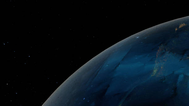 istock High Quality Planet Earth on Star Field Background 1189351785