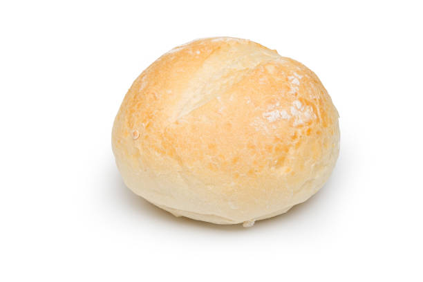 istock Sourdough bread on white background with clipping path. 1189358753