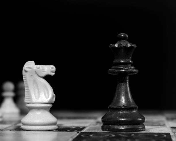 istock Chess photographed on a chessboard 1189359879