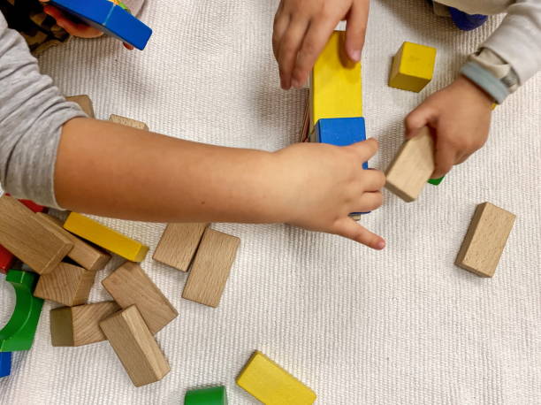 istock color wooden constructor for children 1189360151