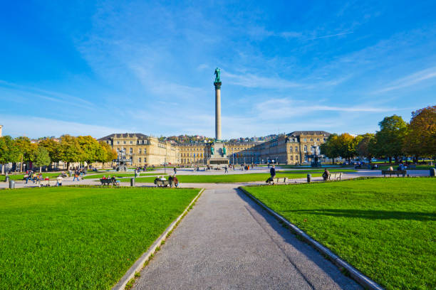istock Schlossplatz plaza in Stuttgart, Germany. 1189360495