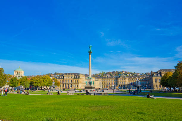 istock Schlossplatz plaza in Stuttgart, Germany. 1189360508