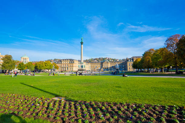 istock Schlossplatz plaza in Stuttgart, Germany. 1189360511