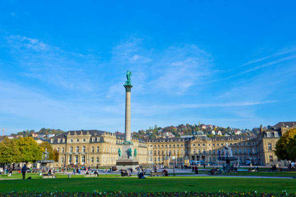istock Schlossplatz plaza in Stuttgart, Germany. 1189360526