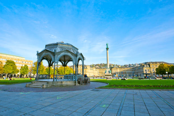 istock Schlossplatz plaza in Stuttgart, Germany. 1189360534