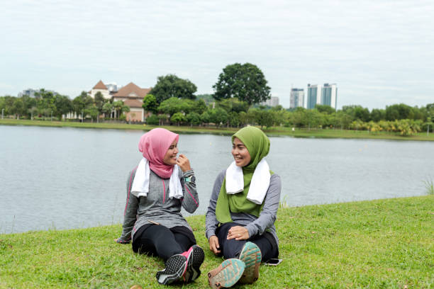 istock Asian Malay Sportwoman with Hijab 1189363442