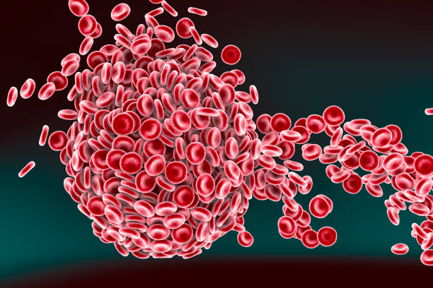 istock 3d rendering of blood cells concept. 1189363474