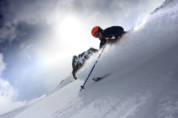 istock Extreme skiing in St. Anton, Austria 1189379900