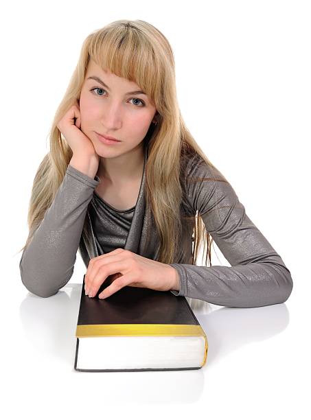 istock girl with the book 118938237