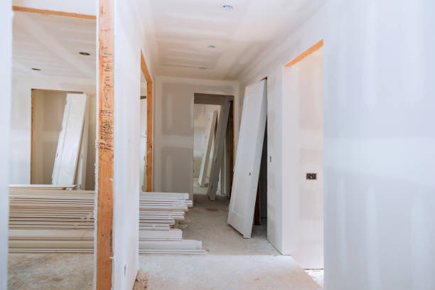 istock Under construction, installing material new home for repairs in an apartment is remodeling 1189384087