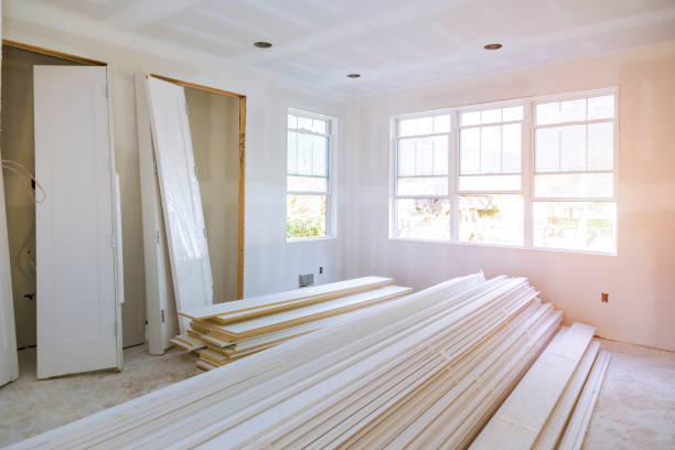 istock Under construction, installing material new home for repairs in an apartment is remodeling 1189384121
