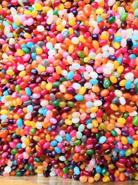 istock Colorful multicolored sucking candies Montpensier as background 1189384684