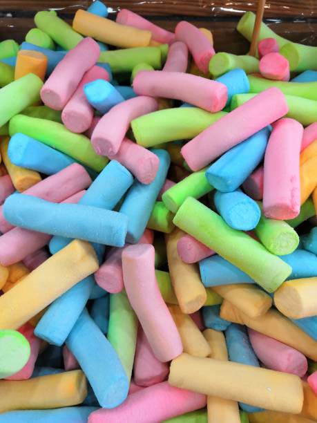 istock Multicolored background made of various colorful candies. Space for text, party, candy bar, childhood 1189384706