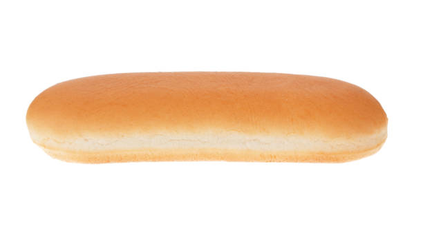 istock Hot dog bun isolated on white background. 1189387193