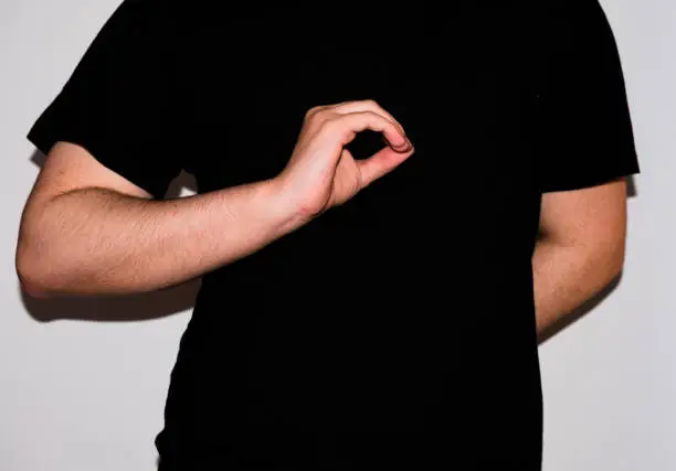 Letter "O" in American Sign Language