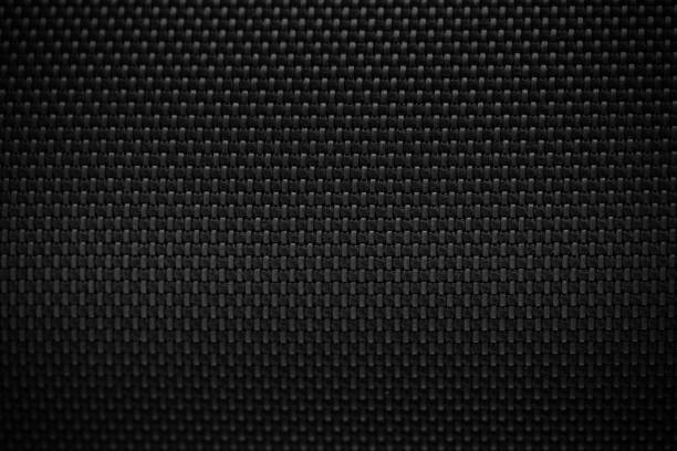 tło z czarnego włókna węglowego - carbon fiber textile pattern zdjęcia i obrazy z banku zdjęć