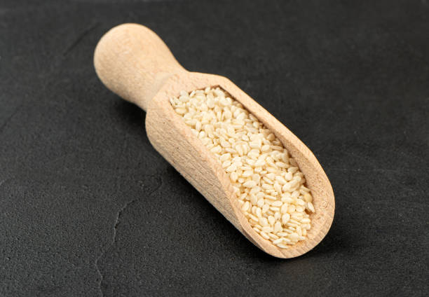 istock Sesame seeds in scoop 1189396744