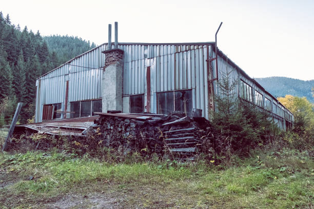Dubravske bane area, Low Tatras, Slovak republic. Urban exploration.