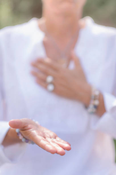 istock Sending Positive Energy, Hand Gesture, Mindful Meditation 1189405107