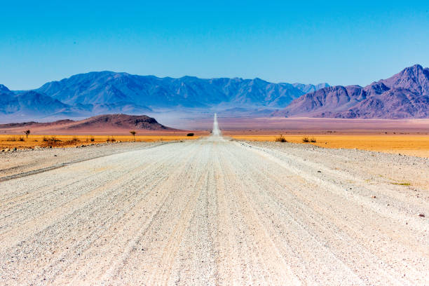 istock On the road - gravel road - Namibia 1189405281