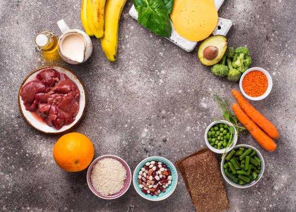 istock Natural sources of vitamin B9 1189414483