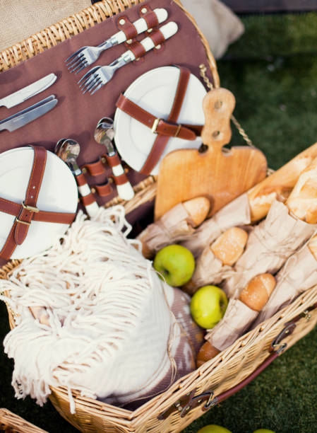 istock picnic basket with food and drinks 1189418083
