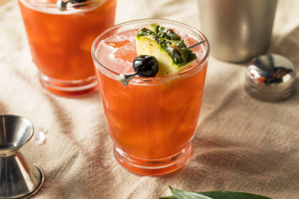 istock Alcoholic Jungle Bird Rum Tiki Cocktail 1189422589