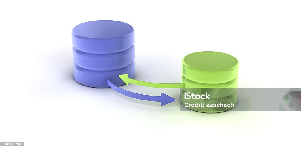 Base de datos - Foto de stock de Azul libre de derechos