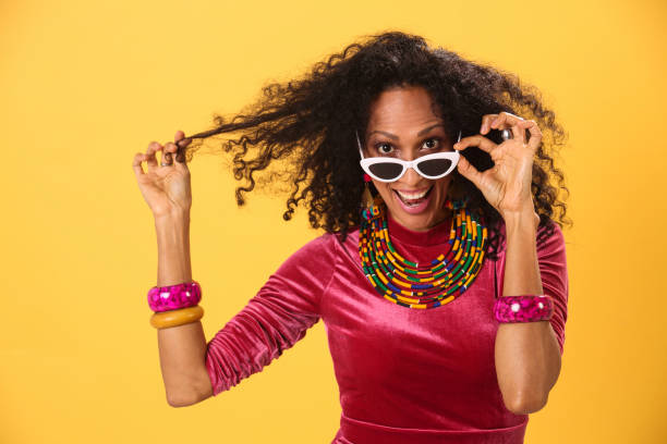 istock Latino woman having summer fun 1189435163
