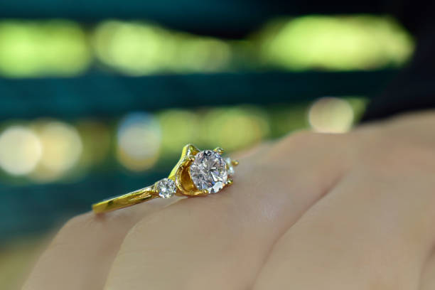 istock Jewerly gold ring 1189437489