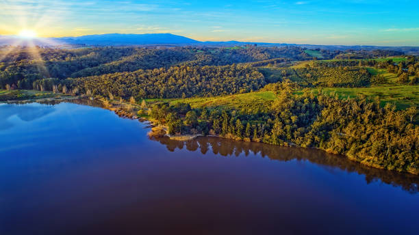 istock Lake Narracan Aerial 1189439998