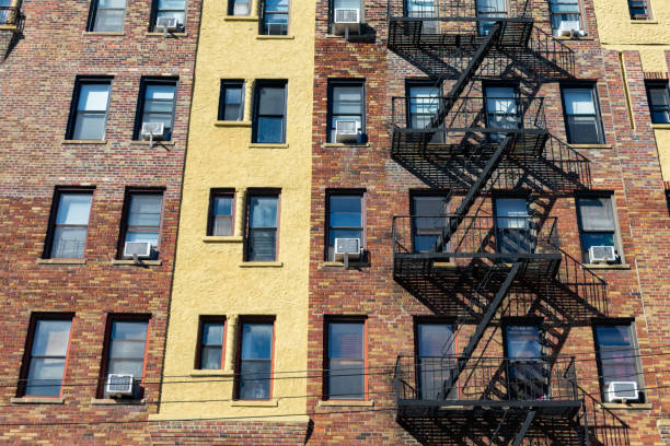 istock An Old Brick Residential Skyscraper with a Fire Escape in Astoria Queens 1189441803