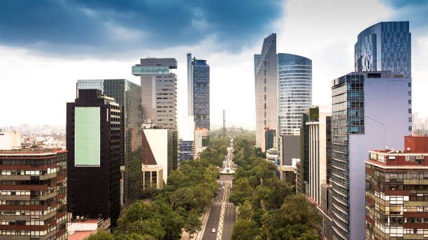 istock Aerial view of Mexico City 1189443745