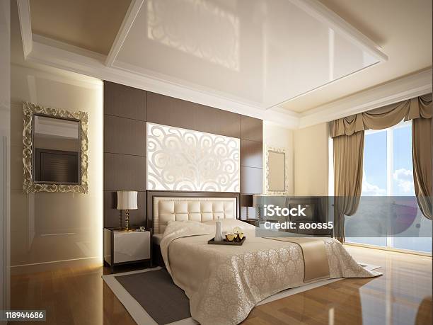 Bedroom Stock Photo - Download Image Now - Apartment, Architecture, Bed - Furniture