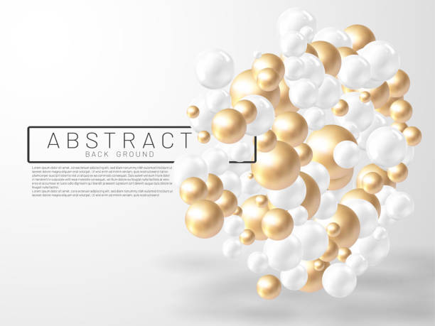 istock Vector illustration of overlapping abstract balls or bubbles. Realistic 3D sign. suitable for any background 1189465302
