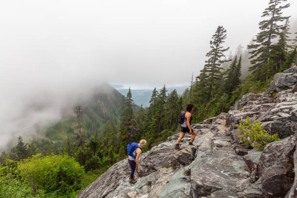 istock Girls Hiking in Canada 1189470093