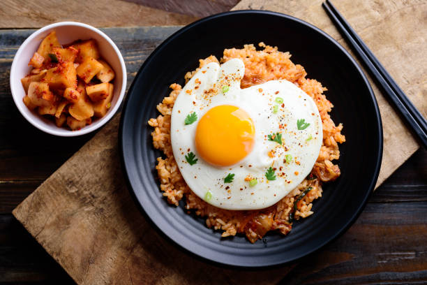 Kimchi fried rice, Korean food
