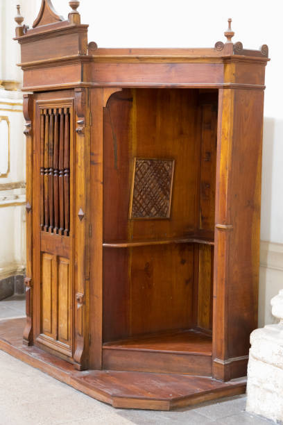 istock Confessional in Metropolitan Church 1189473608