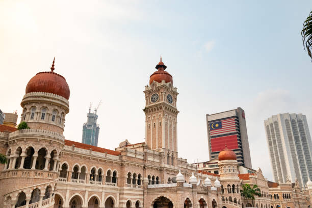 The Sultan Abdul Samad building is located in front of the Merdeka Square, Kuala Lumpur. The Sultan Abdul Samad building is located in front of the Merdeka Square, Kuala Lumpur. merdeka square stock pictures, royalty-free photos & images