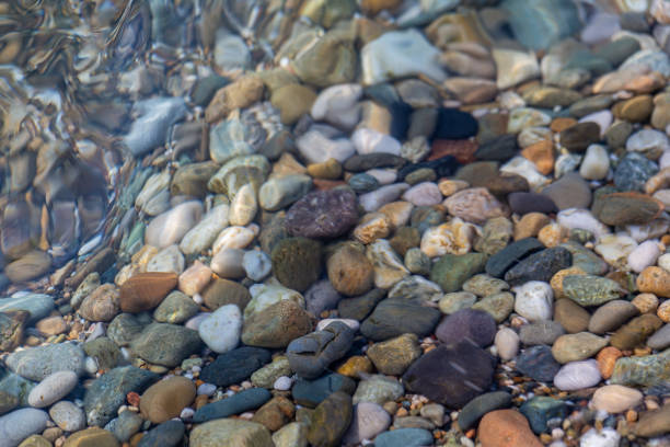 istock Sea stones with clear water. 1189486559