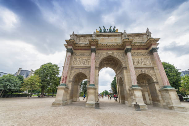 istock Carousel Triumph Arc in Paris, France 1189488151