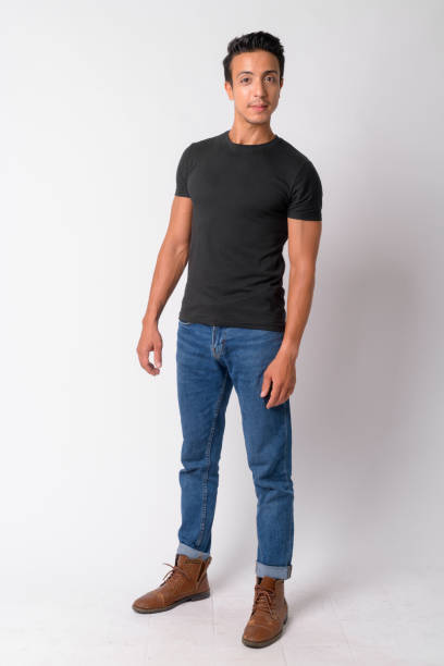 istock Full body shot of handsome Hispanic man 1189488459
