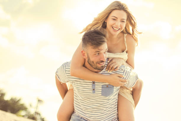 istock Laugh, summer, everything you need for love. 1189489331