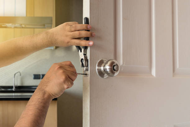 istock locksmith fix door by screwdriver in kitchen house and lighting fare effect 1189489535