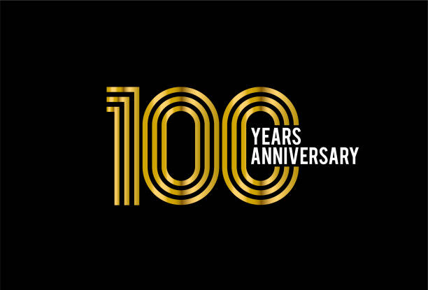 100 Year Anniversary 100 Year anniversary number 100 stock illustrations