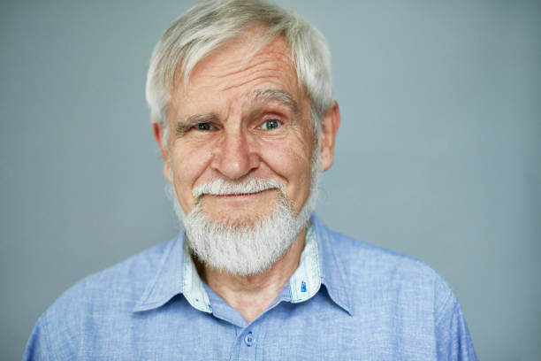 istock Portrait of Senior Caucasian Man with Skeptical Expression 1189492977