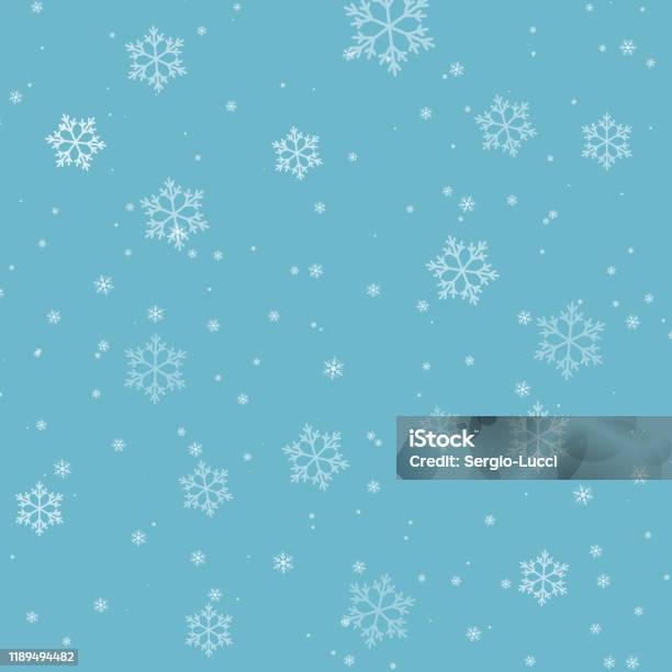 Snow Pattern Vector Illustration Falling Snow Stock Illustration ...